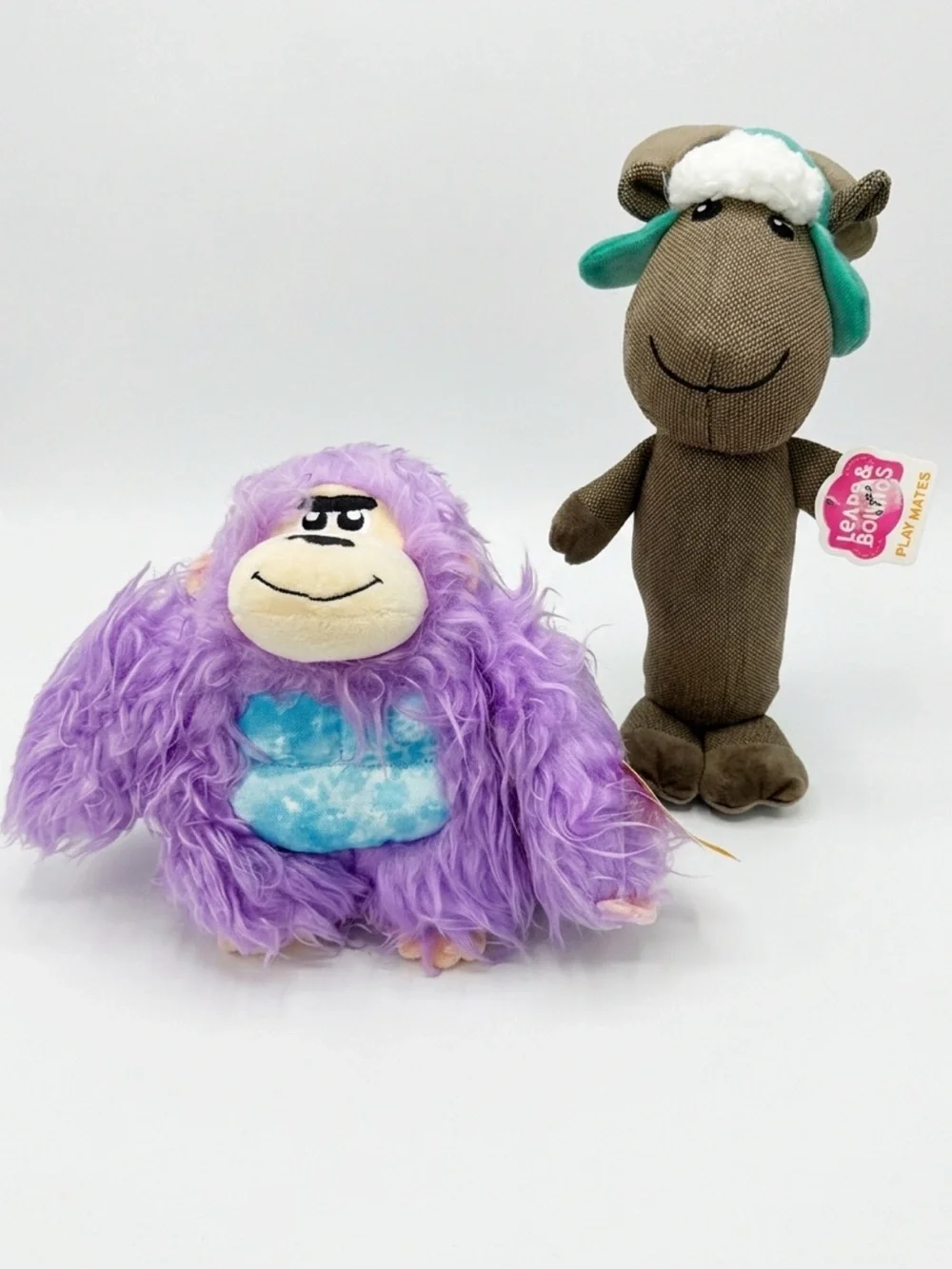 Leaps & Bounds Moose Deer and Go Banana Ape Plush Toy